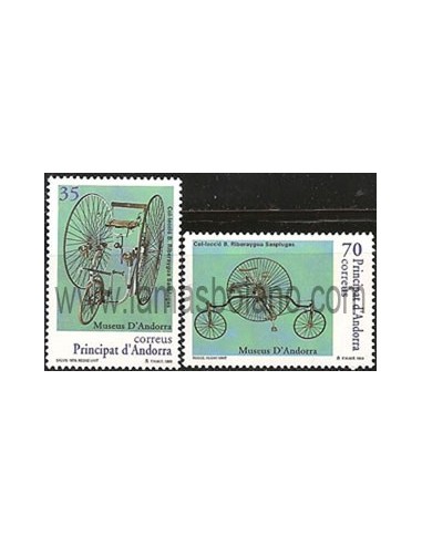 SELLOS DE ANDORRA ESPAÑOLA 1999 - MUSEOS - 2 VALORES CORREO 