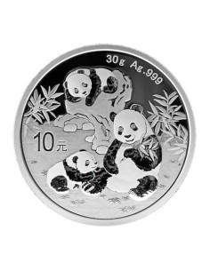 Panda 2025 10 Yuan China 30g Plata |Monedas| Lamasbolano.com