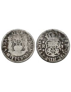 1 Real Fernando VI 1758 Mexico BC| Monedas Antiguas |Lamasbolano.com