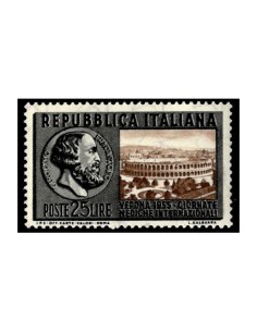 Jornadas médicas 1955 Italia 1 valor correo|Sellos|Lamasbolano.com