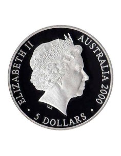 Ornitorrinco Sydney 2000 Australia 5 dólares plata|Monedas|Lamasbolano.com 2