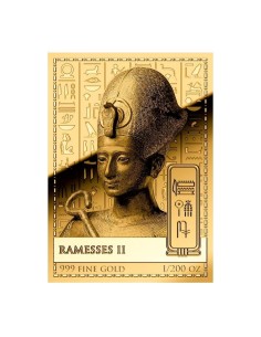 Ramses II 1/200 Onza Oro |Monedas|Lamabsolano.com