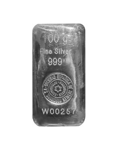 Lingote de Plata de 100 gramos Sempsa| Lamasbolano.com