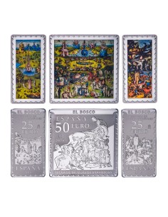 El Bosco El Jardín de las Delicias 2016  Plata España|Monedas|Lamasbolano.com