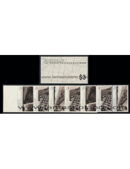 SELLOS DE AUSTRALIA 1990 - DEPORTES - CARNET