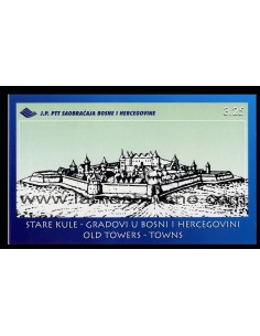 SELLOS DE BOSNIA HERZEGOVINA 1998 - CIUDADES HISTORICAS - CARNET 2