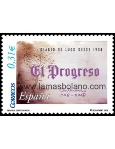 SELLOS ESPAÑA 2008 - DIARIOS CENTENARIOS. EL PROGRESO - 1 VALOR - CORREO