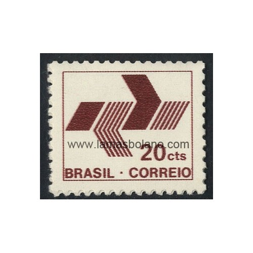 SELLOS DE BRASIL 1972 - SERIE CORRIENTE - 1 VALOR - CORREO