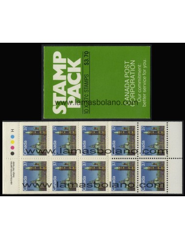 SELLOS DE CANADA 1987 - PARLAMENTO DE CANADA - CARNET