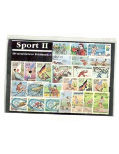 DEPORTES-II  50 SELLOS DIFERENTES ANTERIORES A 1980 - MADE IN GERMANY - GRAN CALIDAD Y MAGNIFICA PRESENTACION - PAQUETE SELLOS