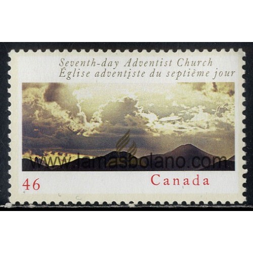 SELLOS DE CANADA 2000 - IGLESIA ADVENTISTA DEL SEPTIMO DIA - 1 VALOR - CORREO