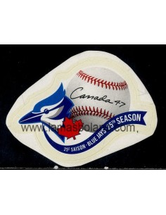 SELLOS DE CANADA 2001 - 25 TEMPORADA DEL CLUB DE BEISBOL LOS BLUE JAYS - 1 VALOR SIN DENTAR AUTOADHESIVO - CORREO 