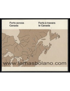 SELLOS DE CANADA 1985 - FUERTES DEL CANADA - FIESTA DEL CANADA - CARNET 10 VALORES - CORREO 2