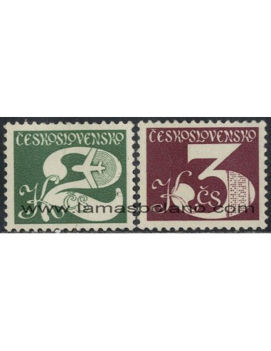 SELLOS DE CHECOESLOVAQUIA 1980 - TECNICAS MODERNAS - 2 VALORES - CORREO