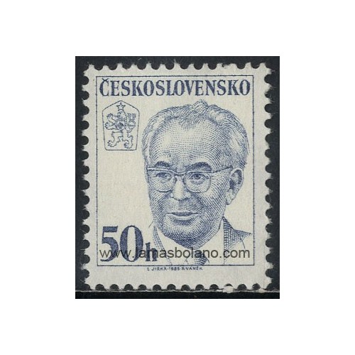 SELLOS DE CHECOESLOVAQUIA 1983 - GUSTAV HUSAK - 1 VALOR - CORREO