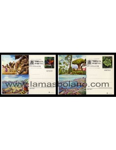 SELLOS ESPAÑA 1977 - ENTERO POSTAL - TURISMO - MATASELLO MADRID  - 2 VALORES