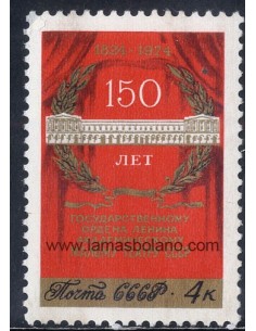 SELLOS RUSIA 1974 - TEATRO MALY DE MOSCU 150 ANIVERSARIO - 1 VALOR - CORREO