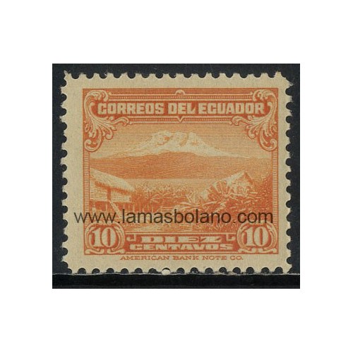 SELLOS ECUADOR 1934 - MONTE CHIMBORAZO - 1 VALOR - CORREO