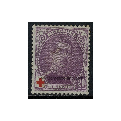 SELLOS BELGICA 1914-15 - CRUZ ROJA - 1 VALOR SIN GOMA - CORREO