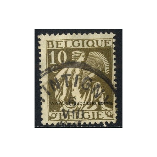 SELLOS BELGICA 1932 - AGRICULTURA - 1 VALOR MATASELLADO - CORREO