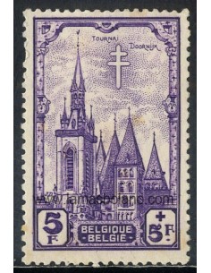 SELLOS BELGICA 1939 - A BENEFICIO OBRAS ANTITUBERCULOSAS - 1 VALOR SIN GOMA - CORREO