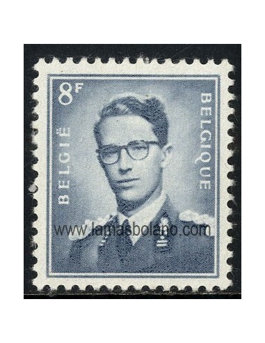 SELLOS BELGICA 1958 - BALDUINO I - 1 VALOR - CORREO