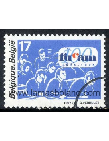 SELLOS BELGICA 1997 - FACULTADES UNIVERSITARIAS CATOLICAS DE MONS CENTENARIO - 1 VALOR MATASELLADO - CORREO