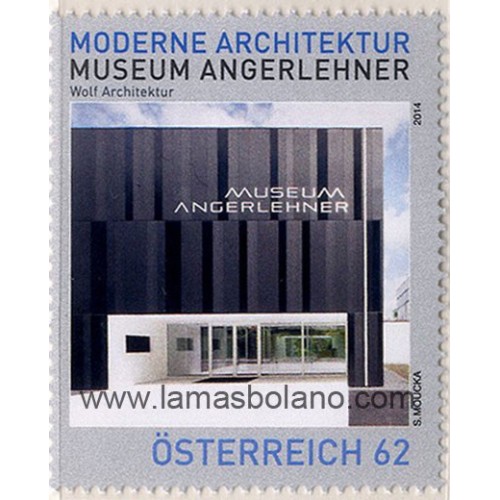 SELLOS AUSTRIA 2014 - MUSEO ANGERLEHNER - 1 VALOR - CORREO 