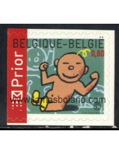 SELLOS BELGICA 2005 - SELLO PARA NACIMIENTOS - NIÑOS - 1 VALOR AUTOADHESIVO - CORREO