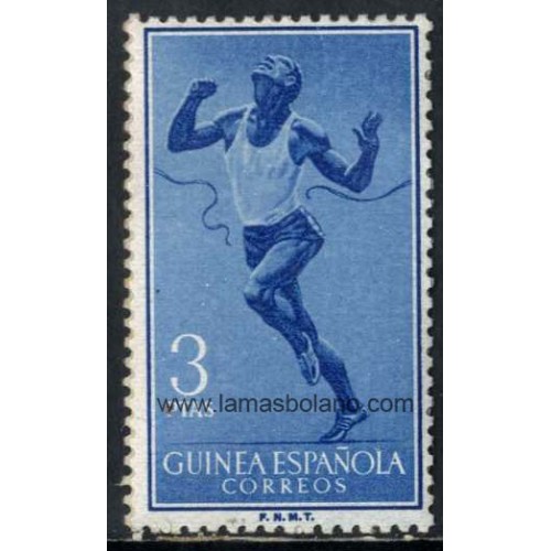 SELLOS GUINEA ESPAÑOLA 1958 - DEPORTES - SALTO DE LONGITUD - 1 VALOR - CORREO
