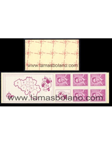 SELLOS BELGICA 1969 - REY BALDUINO I - CARNET