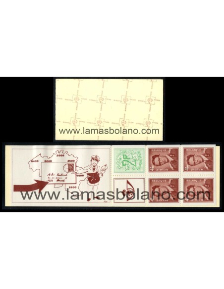 SELLOS BELGICA 1973 - REY BALDUINO I - CARNET