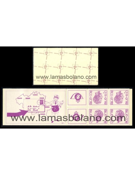 SELLOS BELGICA 1973 - REY BALDUINO I - CARNET