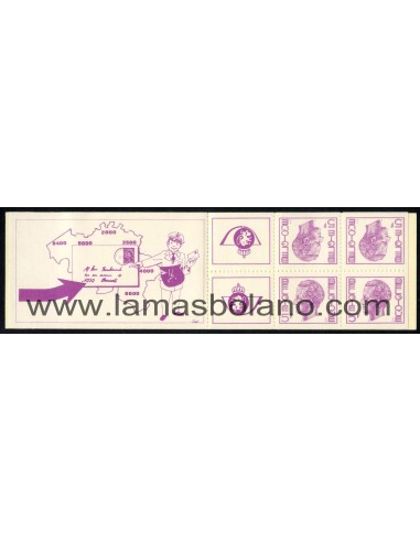 SELLOS BELGICA 1973 - REY BALDUINO I - CARNET