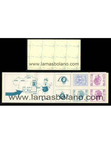 SELLOS BELGICA 1975 - REY BALDUINO I - CARNET