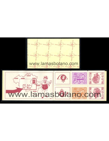 SELLOS BELGICA 1978 - REY BALDUINO I - CARNET