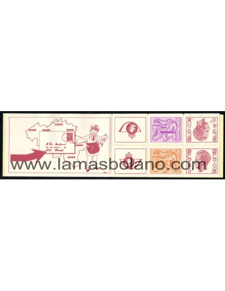 SELLOS BELGICA 1978 - REY BALDUINO I - CARNET