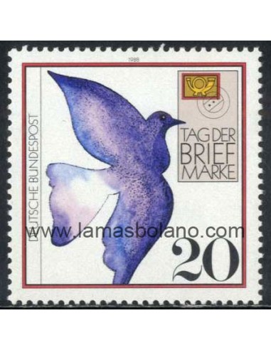 SELLOS ALEMANIA FEDERAL 1988 - DIA DEL SELLO - 1 VALOR - CORREO