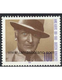 SELLOS ALEMANIA FEDERAL 1991 - HANS ALBERS CENTENARIO DEL NACIMIENTO - 1 VALOR - CORREO