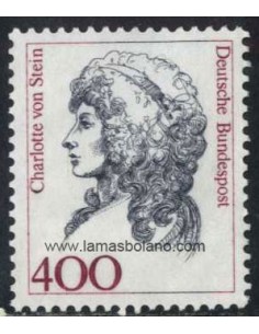 SELLOS ALEMANIA FEDERAL 1992 - CHARLOTTE VON STEIN - 1 VALOR - CORREO