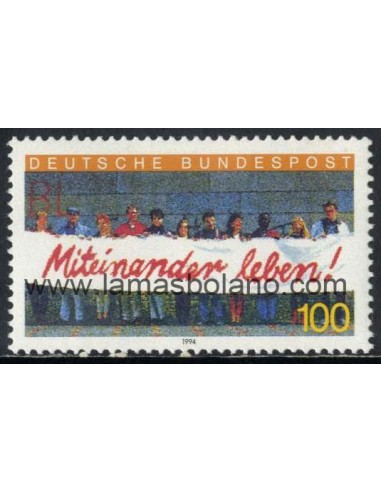 SELLOS ALEMANIA FEDERAL 1994 - EXTRANJEROS EN ALEMANIA - 1 VALOR - CORREO