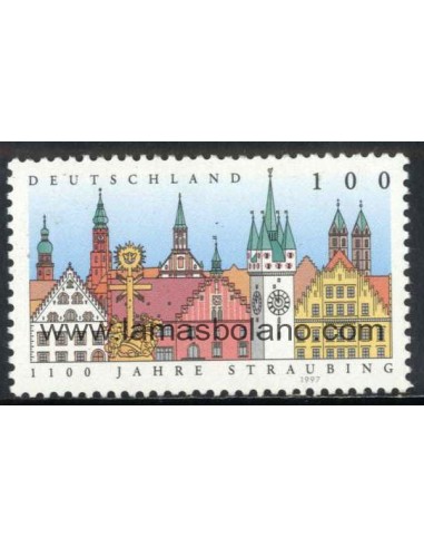 SELLOS ALEMANIA FEDERAL 1997 - STRAUBING 1100 ANIVERSARIO - 1 VALOR - CORREO