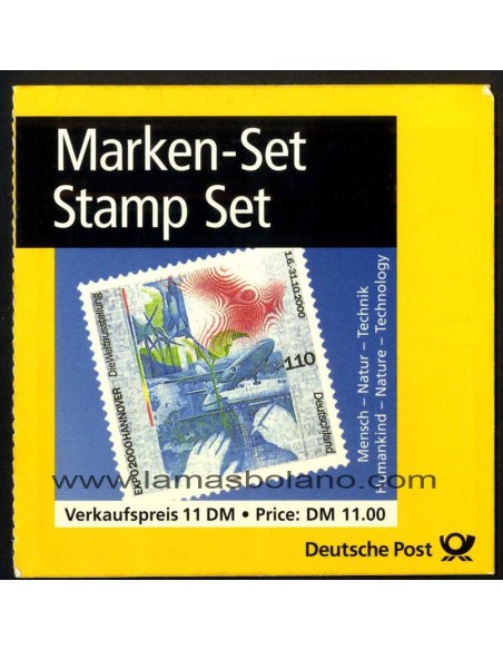 SELLOS ALEMANIA FEDERAL 1999 - EXPO 2000 EXPOSICION HANNOVER - CARNET AUTOADHESIVO MATASELLADOS - CORREO