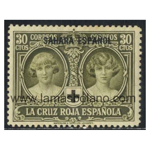 SELLOS SAHARA 1926 - COLONIA ESPAÑOLA - PRO CRUZ ROJA ESPAÑOLA - HABILITADOS - 1 VALOR - CORREO