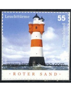 SELLOS ALEMANIA FEDERAL 2004 - FARO ROTER SAND - 1 VALOR AUTOADHESIVO - CORREO