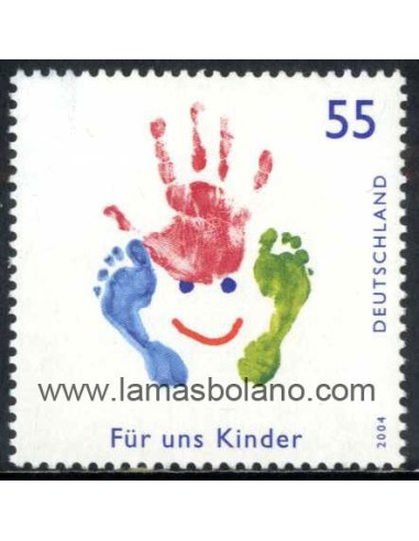 SELLOS ALEMANIA FEDERAL 2004 - PARA NOSOTROS LOS NIÑOS - 1 VALOR - CORREO