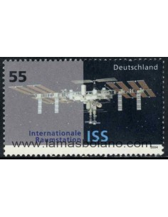 SELLOS ALEMANIA FEDERAL 2004 - ESPACIO - ESTACION ESPACIAL INTERNACIONAL ISS - 1 VALOR - CORREO