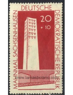 SELLOS ALEMANIA ORIENTAL 1960 - MONUMENTO DE SACHSENHAUSEN - 1 VALOR - CORREO