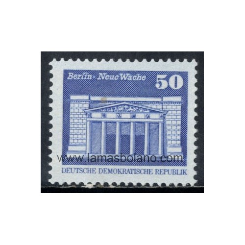 SELLOS ALEMANIA ORIENTAL 1980 - BERLIN NEUE WACHE - 1 VALOR - CORREO