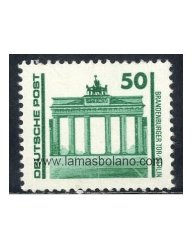 SELLOS ALEMANIA ORIENTAL 1990 - PUERTA DE BRANDENBURGO EN BERLIN - 1 VALOR - CORREO